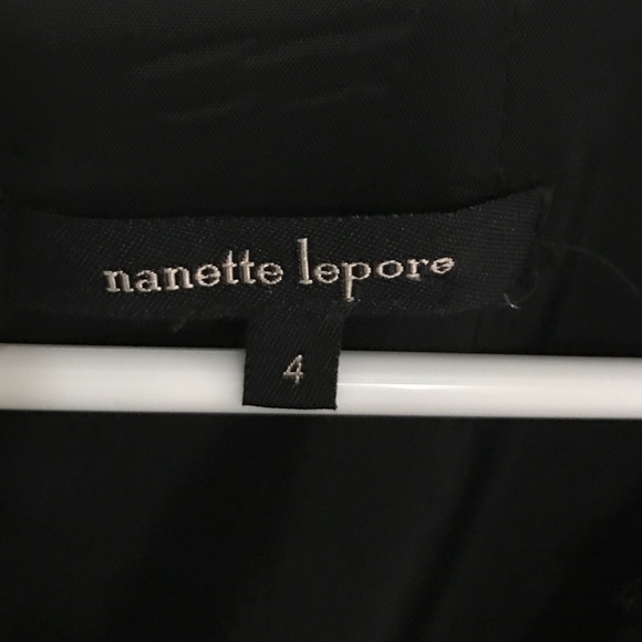 Nanette Lepore Fringe Tonal Stripe Dress Sz 4 EUC - Picture 4 of 4